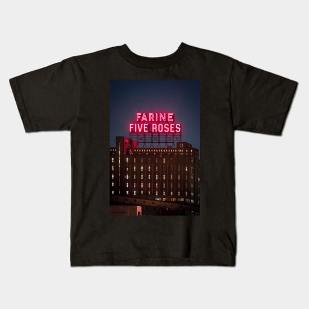 Farine Five Roses Kids T-Shirt by TKL